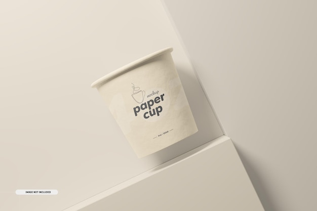 Mockup di tazza di caffè di carta