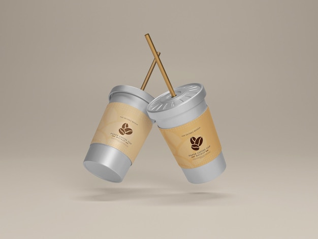paper coffee cup mockup