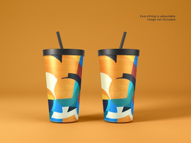 Paper coffee cup mockup