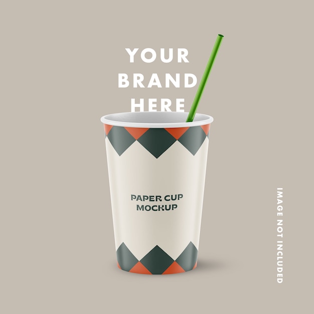 PSD paper cup mockup