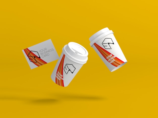 PSD paper cup mockup