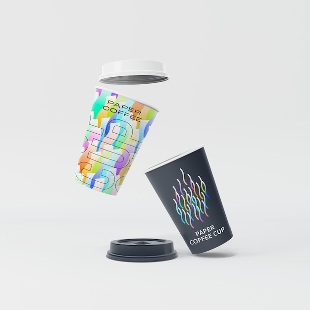 PSD paper cup mockup