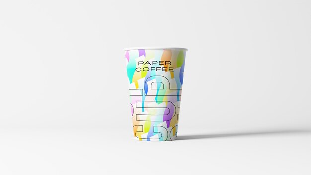Paper cup mockup