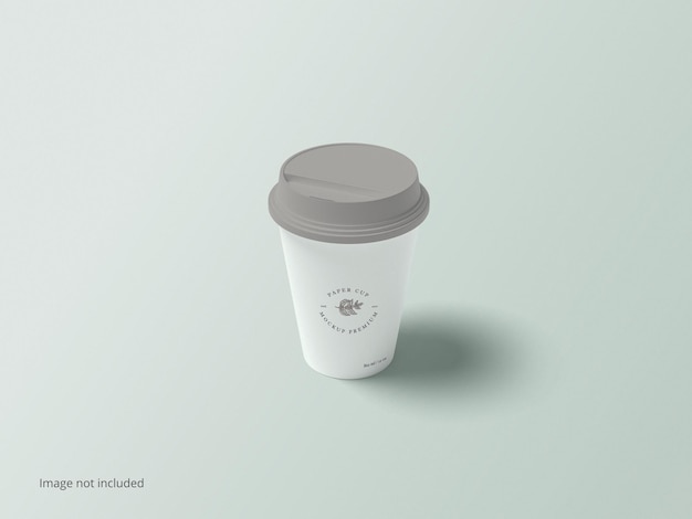 Mockup di tazza di carta