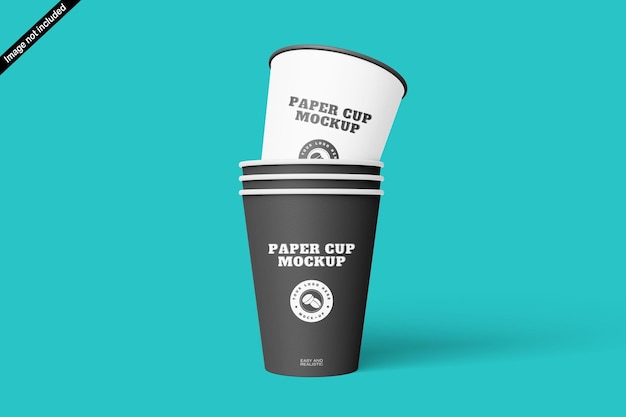 PSD paper cup mockup