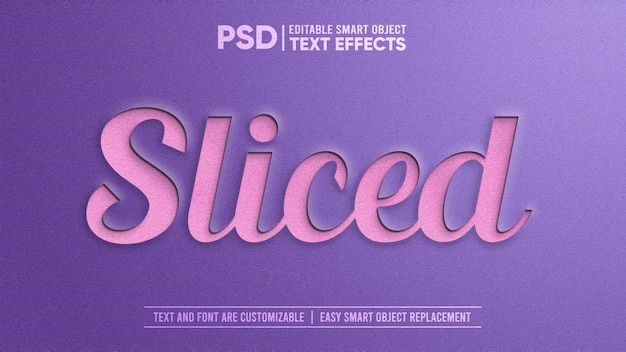 Paper Cutout Editable Text Effect