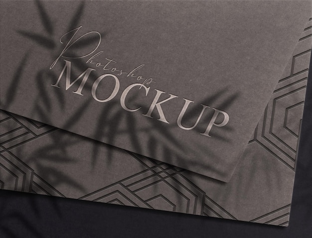 Paper Embossed Mockup