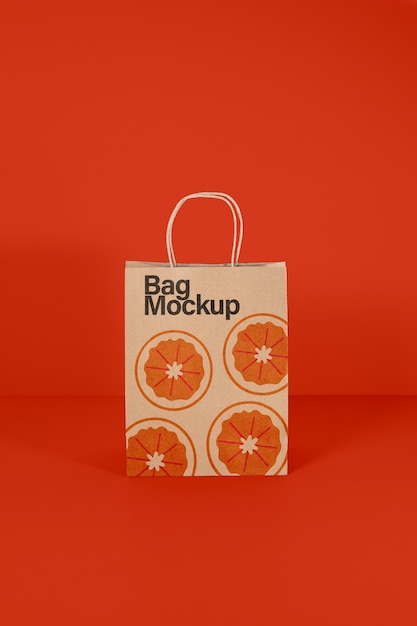 Paper fruit bag mock-up