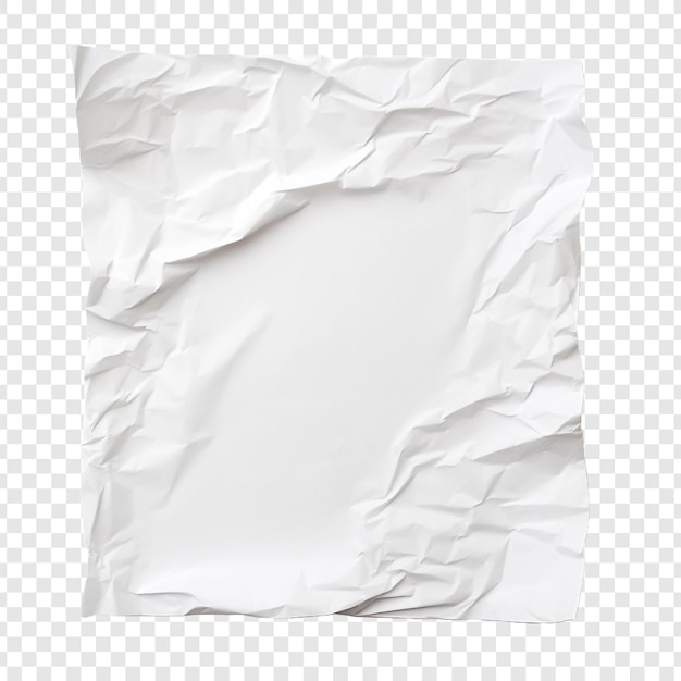 paper isolated on transparent background