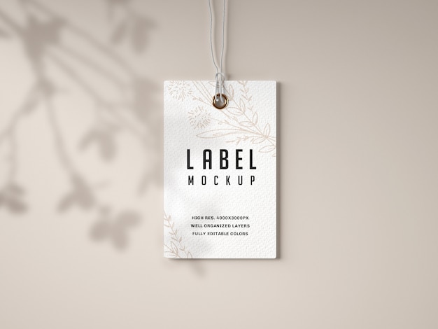 Paper label mockup set
