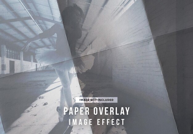 Paper overlay image effect