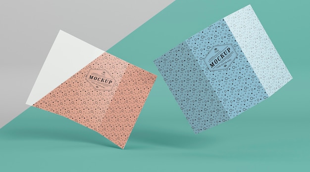 PSD paper pop concept mock-up