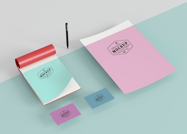 PSD paper pop concept mock-up