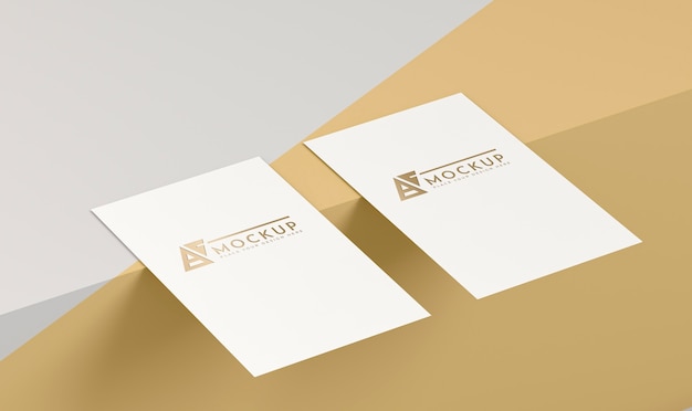 PSD mock-up di concetto di pop di carta