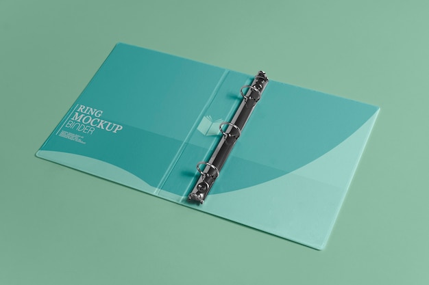 PSD paper ring binder mock-up