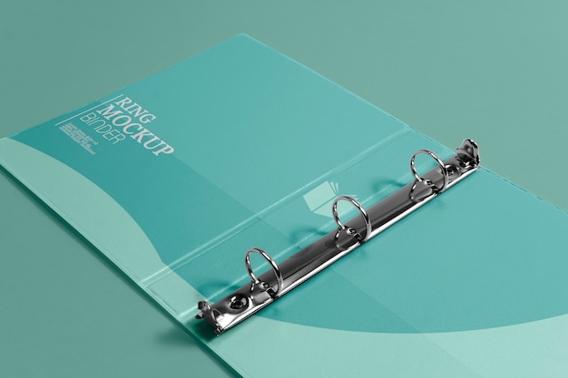 PSD paper ring binder mock-up