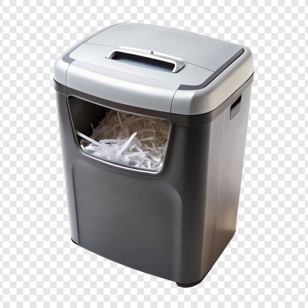 Paper shredder isolated on transparent background