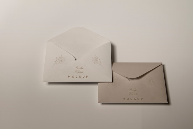 Paper stationery in matte style