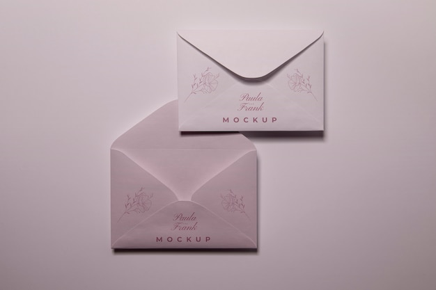 Paper stationery in matte style