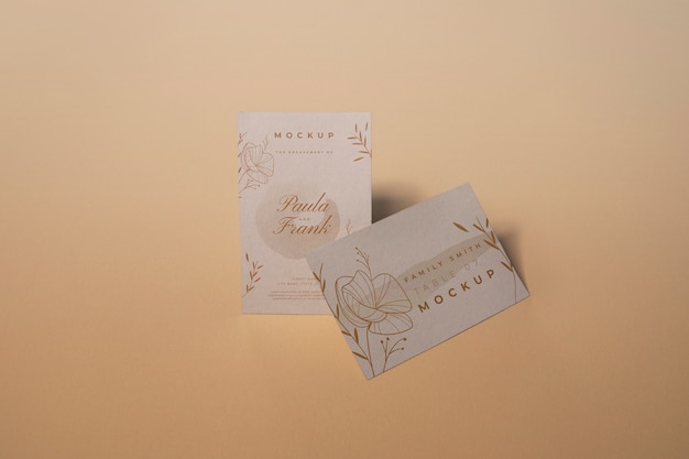 PSD paper stationery in matte style