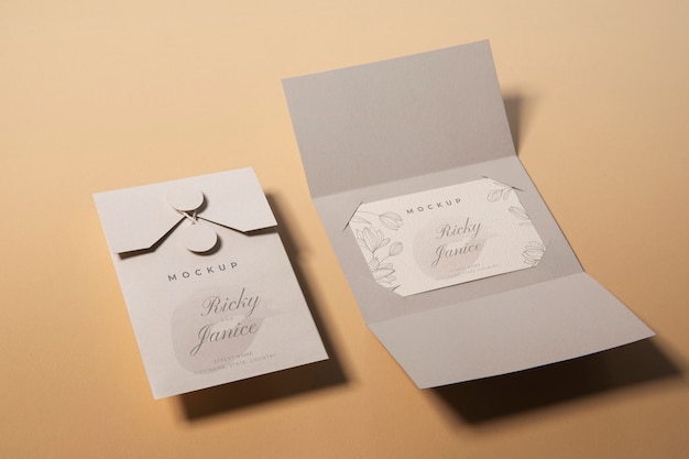 PSD paper stationery in matte style