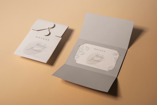 Paper stationery in matte style