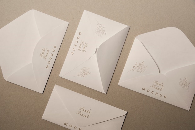 Paper stationery in matte style