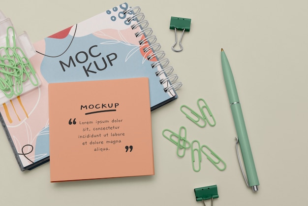 PSD paper sticky notes mock-up