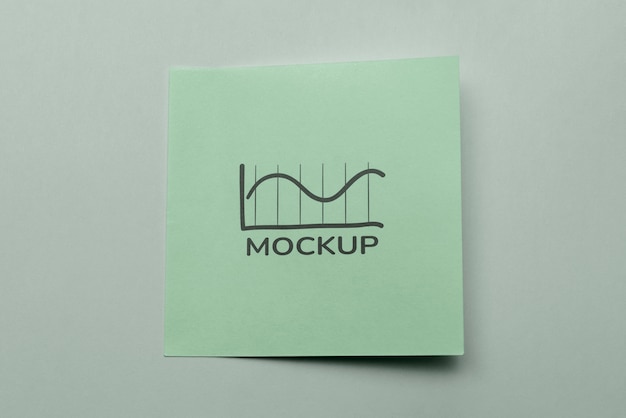 PSD paper sticky notes mock-up