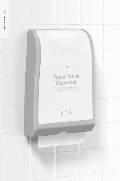 PSD mockup di dispenser di asciugamani di carta