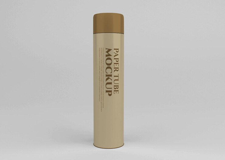 Paper tube mockup