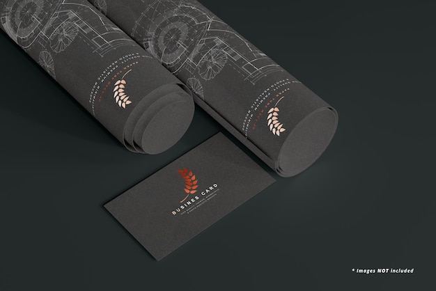 Paper tube mockup