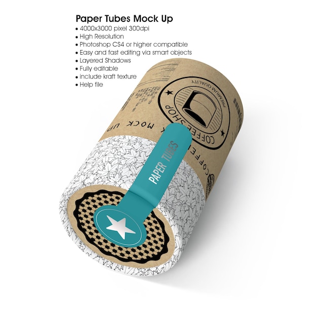 Paper tubes mock up