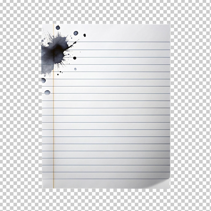 PSD a paper with a pencil