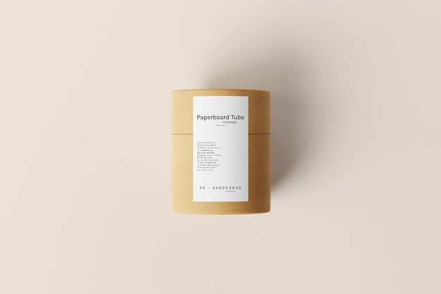 paperboard tube mockups