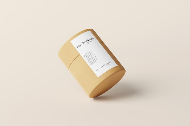 paperboard tube mockups