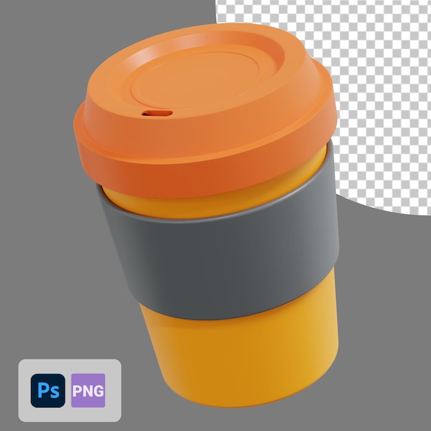 Papercup 3d-pictogram