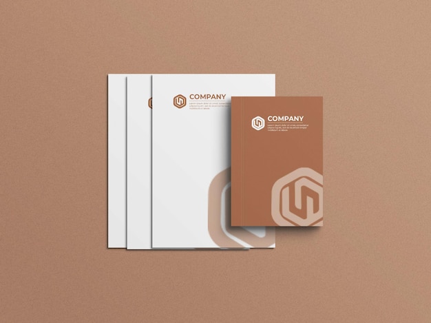 Papier A4 z makietą okładki notebooka