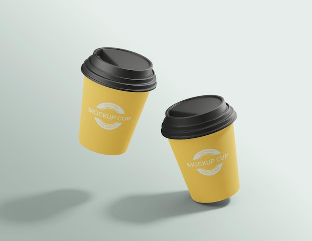 Papier koffie kopje mockup