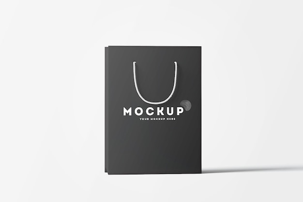 Papieren mockup voor boodschappentas
