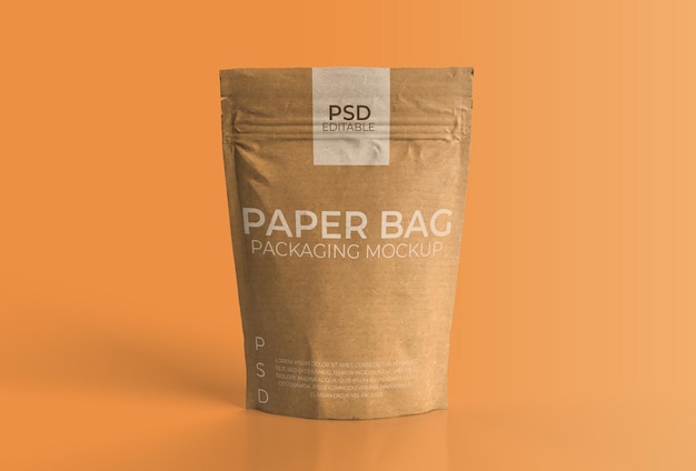 PSD papieren zak mockup gratis psd