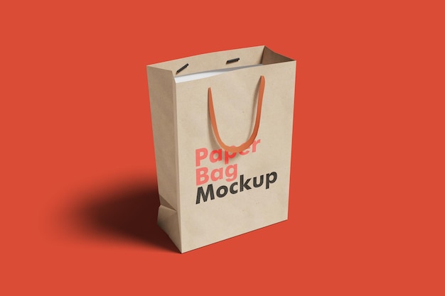 Papieren zak mockup psd