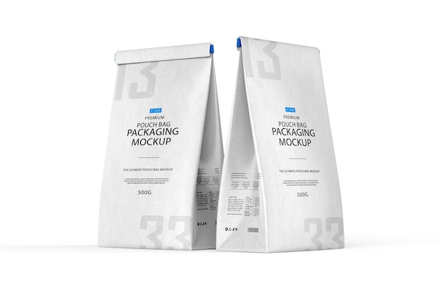 Papierverpakkingszak PSD-mockup