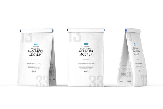 Papierverpakkingszak PSD-mockup
