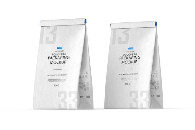 Papierverpakkingszak PSD-mockup