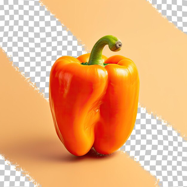 Paprika tegen een transparante achtergrond