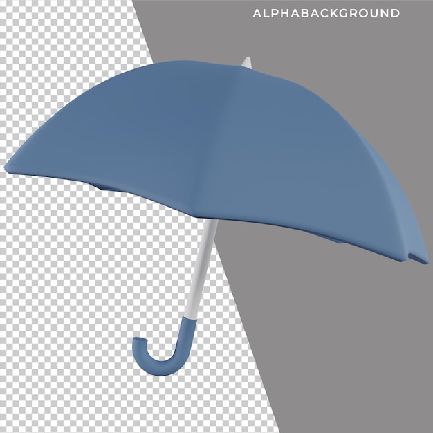 PSD parasol 3d ikona ilustracja