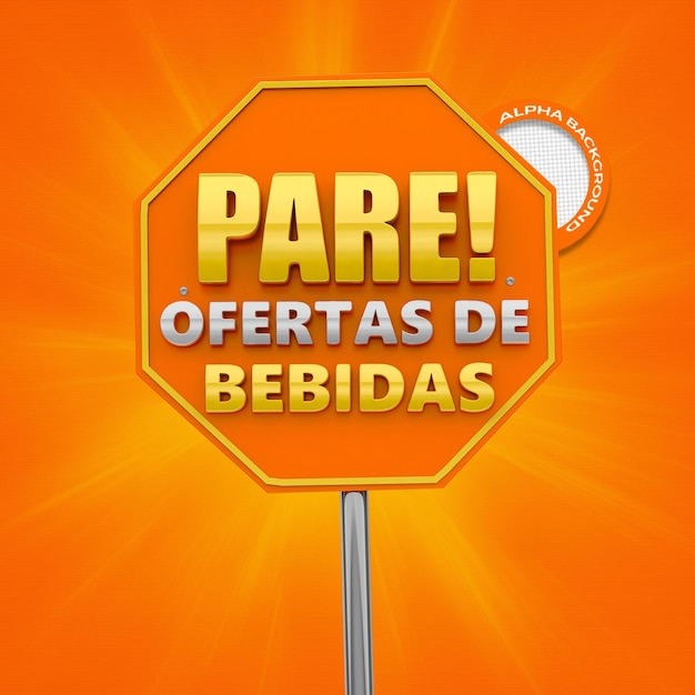 Pare! ofertas de bebidas 01