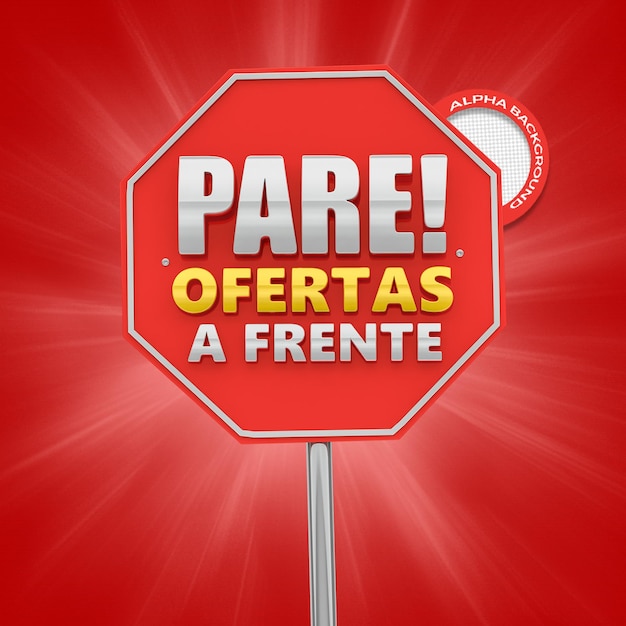 PSD pare! ofertas a frente 01