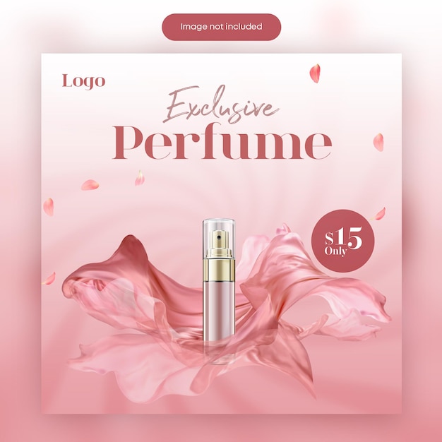 Parfum social media sjabloonontwerp